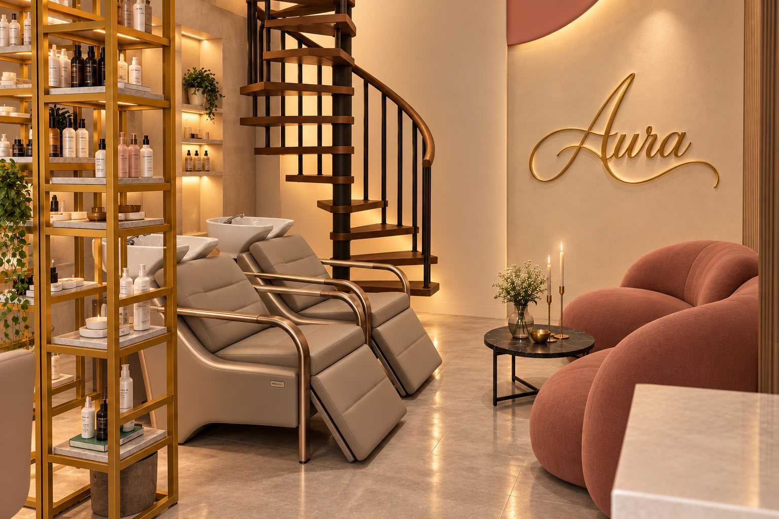 Hair Styling at Aura Elevate Studios
